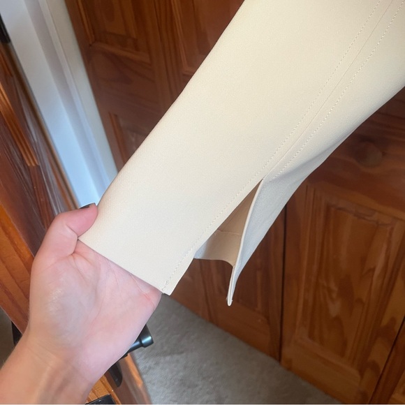 Zara Cream Mock Neck Blouse XL NWT - Picture 8 of 9